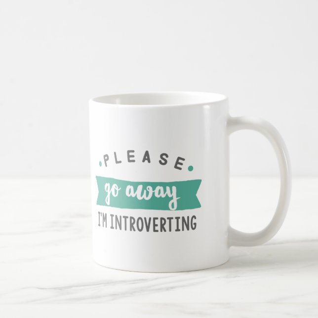 De Café Voy por favor lejos introverting la taza del cofee (Derecha)