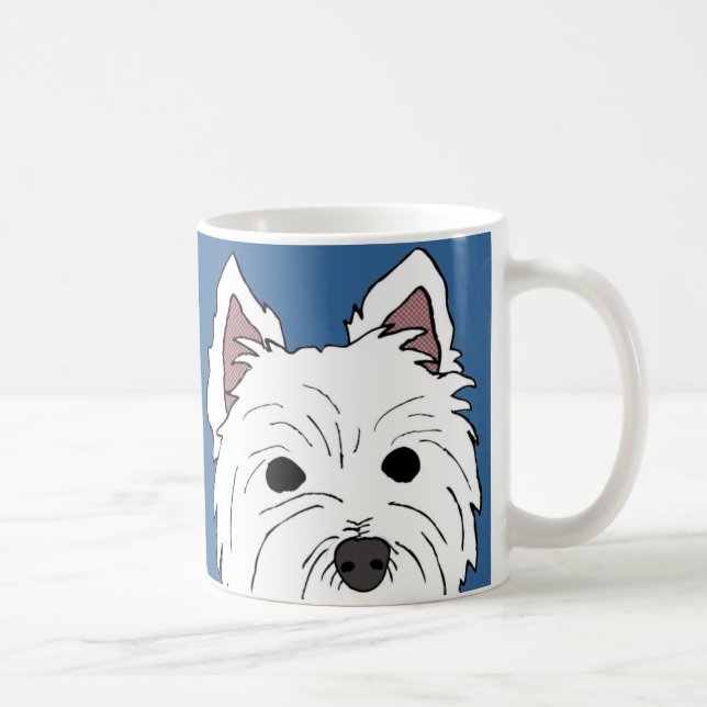 De Café Westie hace frente a la taza (Derecha)