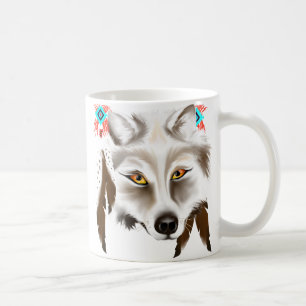 De Café White Wolf hace frente a la taza