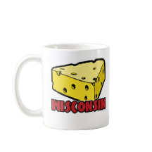 Wisconsin Cheese Wedge Blanco 11 oz Taza Clásica