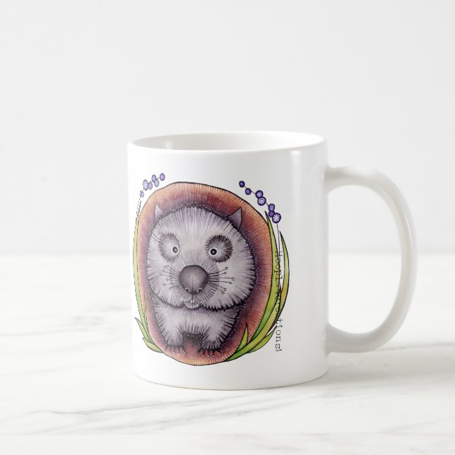 De Café "Wombie" la taza del wombat (Derecha)