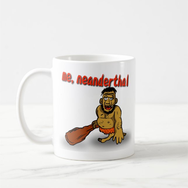 De Café Yo taza del Neanderthal (Izquierda)