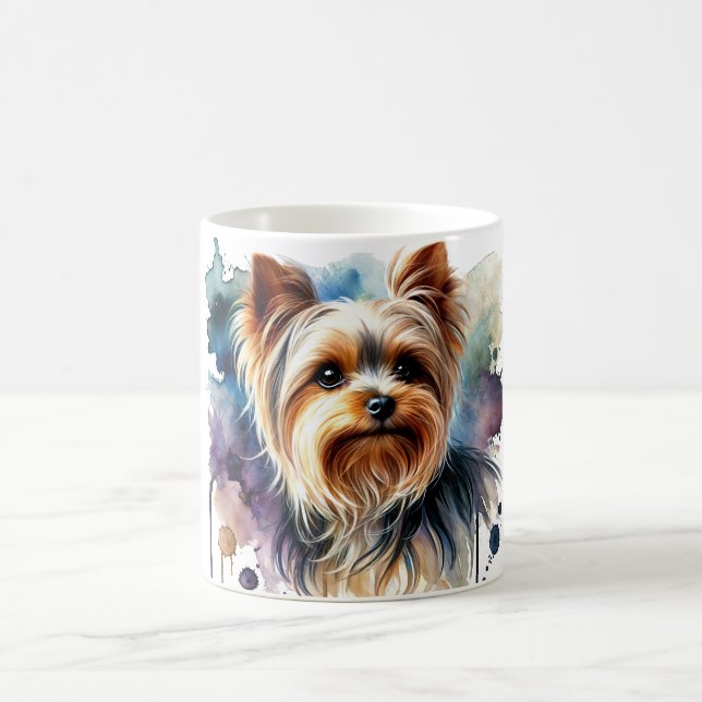 De Café 🐾 Yorkie Lovers, esta taza es para ti! 🐾 (Centro)