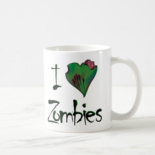 De Café Zombis del corazón - taza (Derecha)