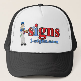 De Camionero #1 firma el gorra