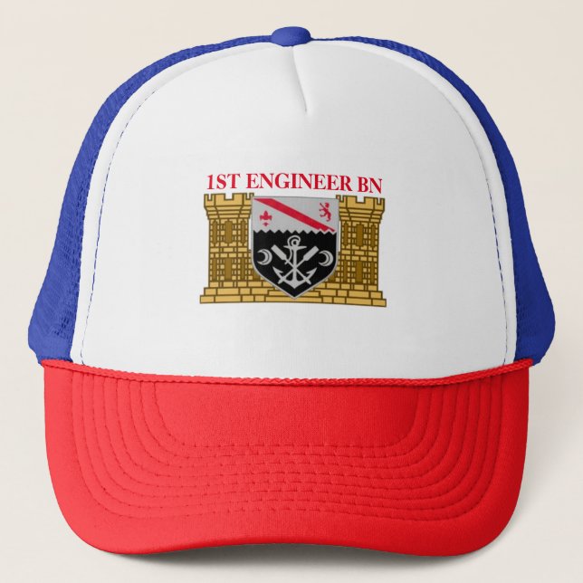 De Camionero 1r GORRA del BATALLÓN del INGENIERO (Anverso)