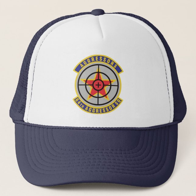 De Camionero 64.º Gorra Aggressor Squadron (Anverso)