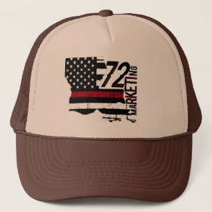 De Camionero 72marketing enrarecen la línea roja gorra Luisian