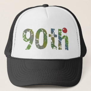 De Camionero 90.o Gorra del cumpleaños