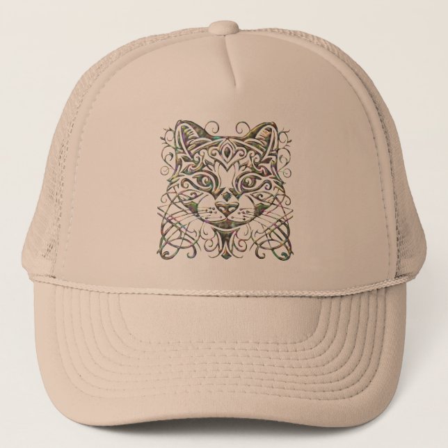 De Camionero Abalone Cat Gorra (Anverso)