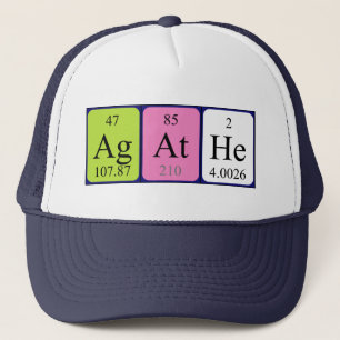 De Camionero Agathe periódica table name gorra