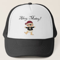 Ahoy gorra afable del pirata del bebé
