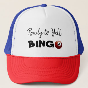 De Camionero Aliste para gritar el gorra afortunado del BINGO
