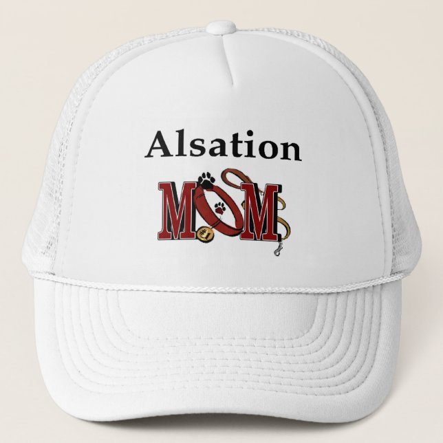 De Camionero Alsation Mom Gorra (Anverso)