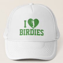 Amar a Birdie Golf Gorra - Funny Trendy Trucker Ha