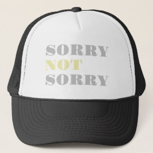 De Camionero Amarillo gris lo siento no lo siento Gorra