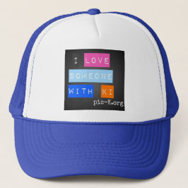 De Camionero Amo a alguien con ki gorra