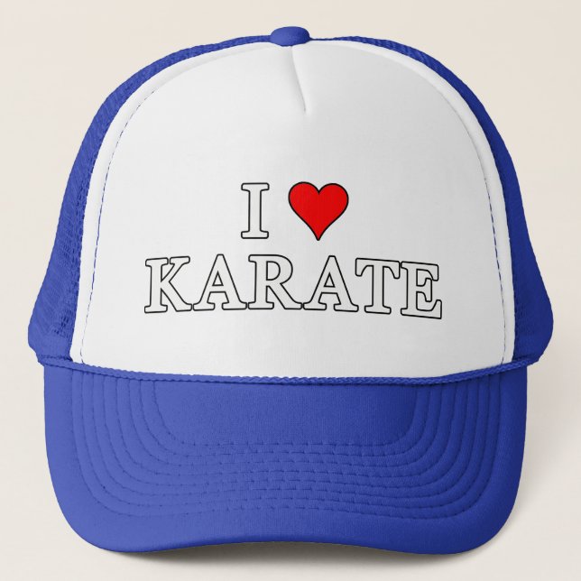 De Camionero Amo a Karate Gorra (Anverso)