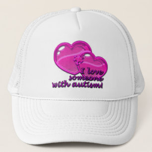 De Camionero Amo alguien con el gorra del autismo
