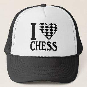 De Camionero Amo el gorra del ajedrez