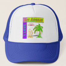 "AMO Los Ángeles" Sun Palm Tree & Surfer #2 Gorra