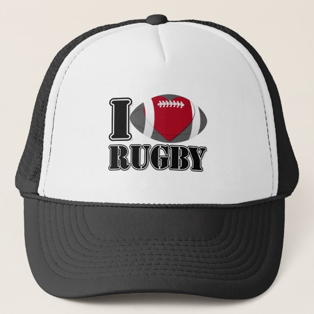 De Camionero Amo Rugby - Gorra (Anverso)