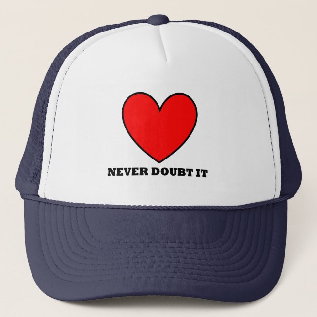 De Camionero AMOR Nunca lo dudes gorra (Anverso)