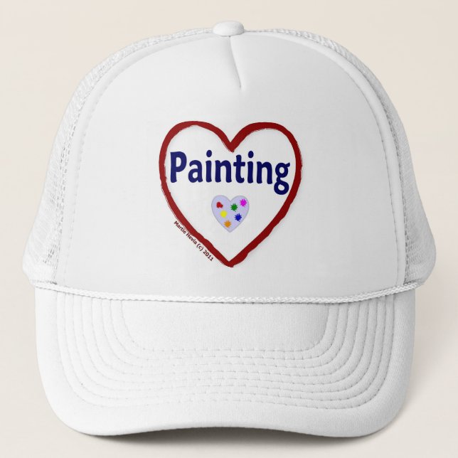 De Camionero Amor: Pintura - Gorra (Anverso)