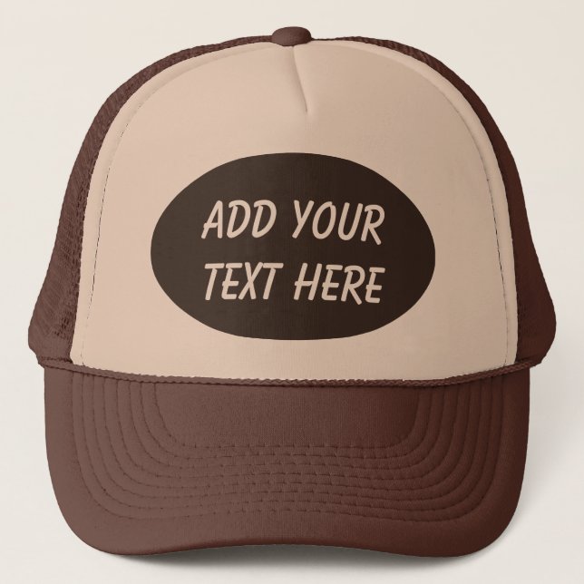 DE CAMIONERO AÑADIR SU TEXTO AQUÍ GORRA (Anverso)