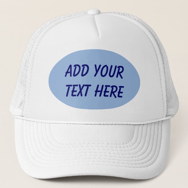 DE CAMIONERO AÑADIR SU TEXTO AQUÍ GORRA (Anverso)