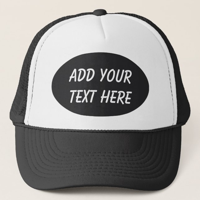DE CAMIONERO AÑADIR SU TEXTO AQUÍ GORRA (Anverso)