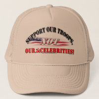 APOYAR A LAS TROPAS NO CELEBRIDADES GORRA