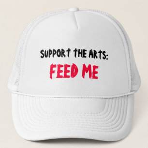 De Camionero APOYE LOS ARTES: ALIMÉNTEME el gorra