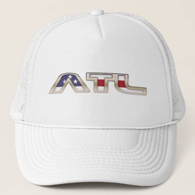 De Camionero Bandera estadounidense ATL - gorra (Anverso)