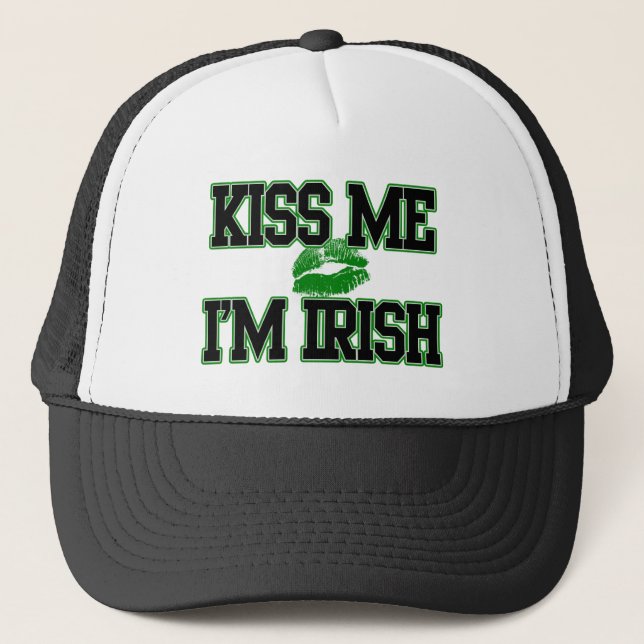 De Camionero Béseme que soy gorra irlandés (Anverso)