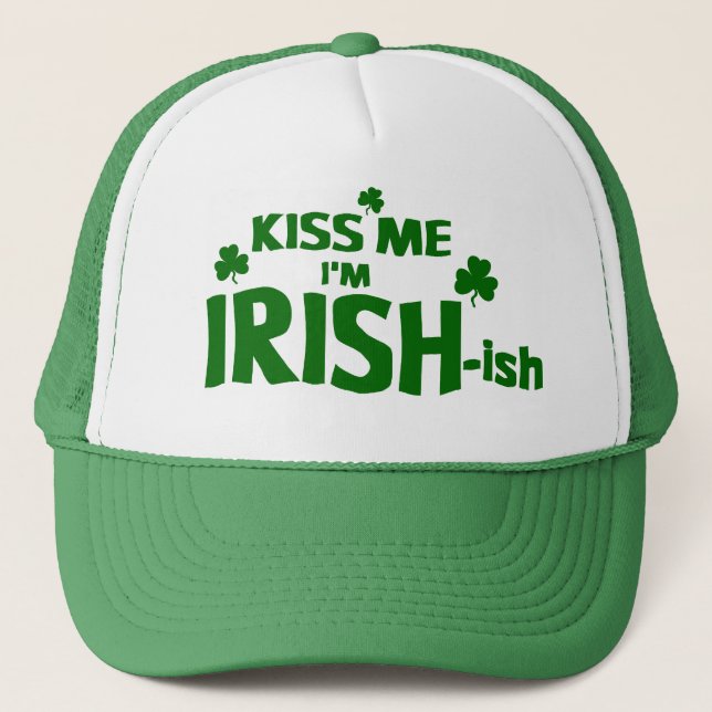 De Camionero Béseme que soy gorra Irlandés-ish (Anverso)