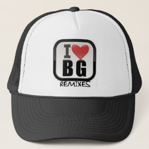DE CAMIONERO BG REMEZCLA EL GORRA DEL LOGOTIPO