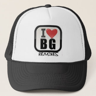 DE CAMIONERO BG REMEZCLA EL GORRA DEL LOGOTIPO
