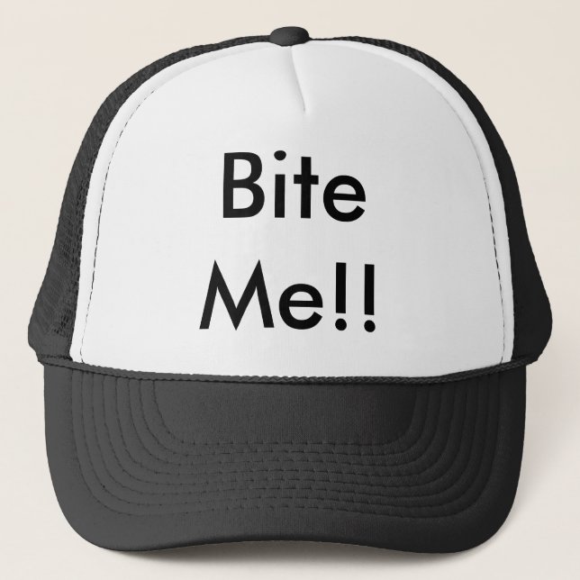 De Camionero Bite Me gorra (Anverso)