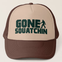Bobo GONE SQUATCHIN Gorra Encontrando Pie Grande
