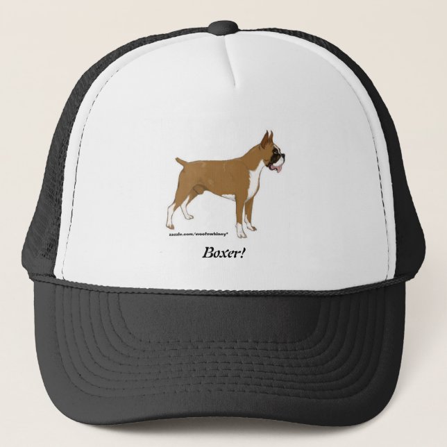 De Camionero ¡Boxer! Gorra (Anverso)