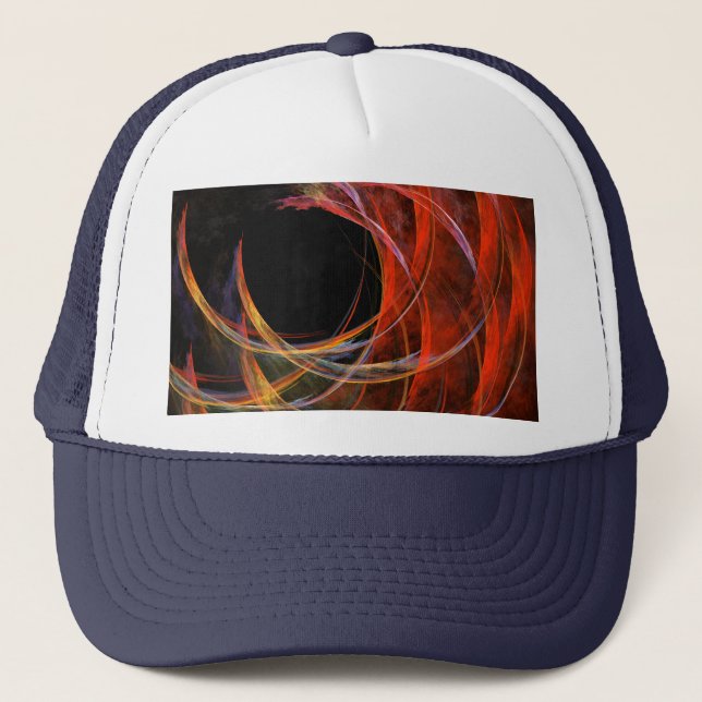 De Camionero Breaking the Circle Abstract Art Gorra (Anverso)