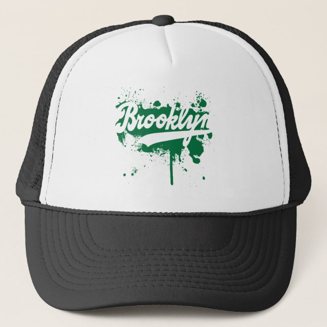 De Camionero Brooklyn pintó el gorra verde (Anverso)
