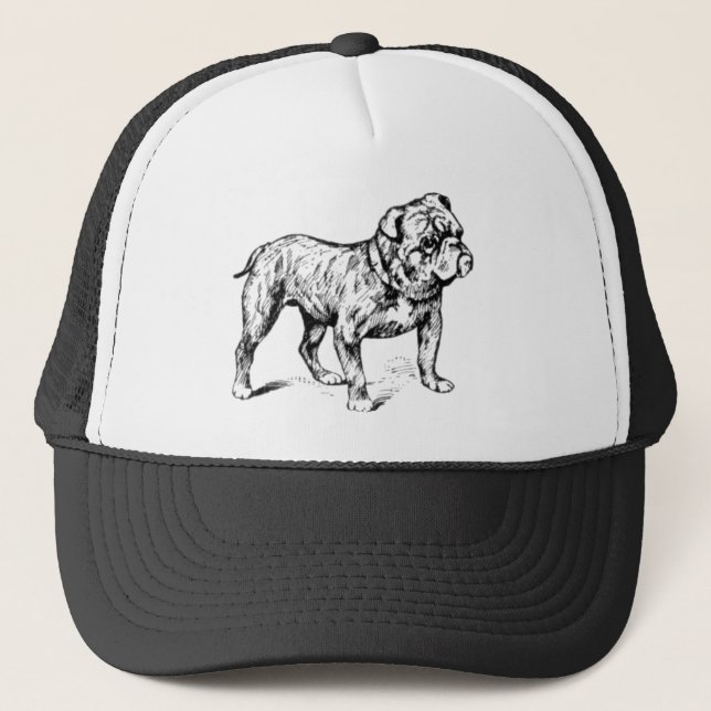 De Camionero Bulldog del gorra (Anverso)