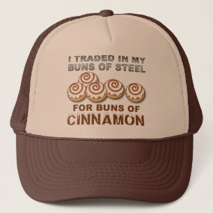 De Camionero Buns of Cinnamon Funny Ball Cap Gorra
