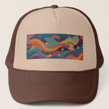 Calmador, caprichoso, Gorra abstracto