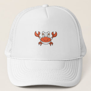 De Camionero Cangrejo cocinado con gorra cocinero