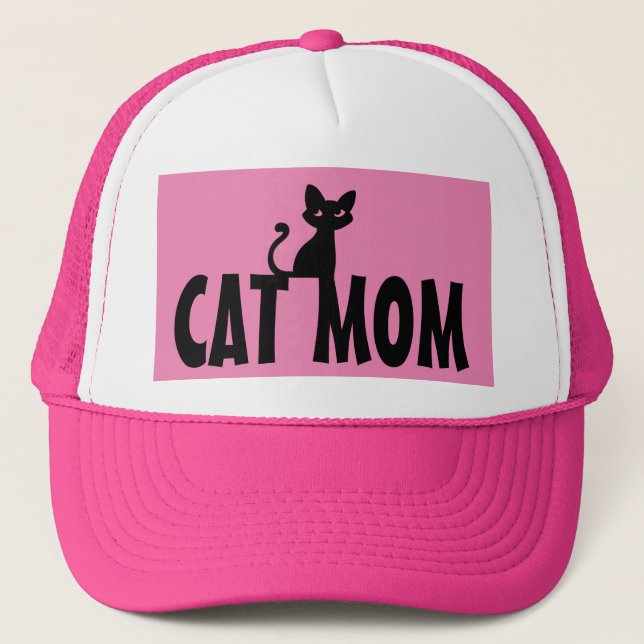 DE CAMIONERO CAT MOM BALL CAP GORRA (Anverso)