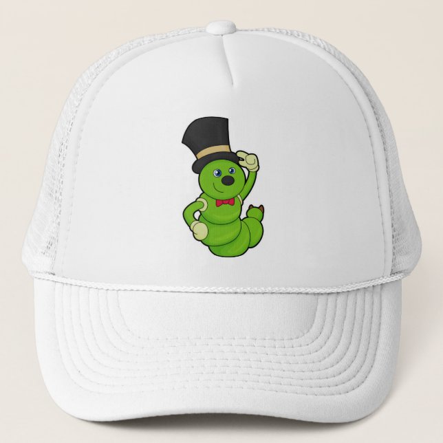 De Camionero Caterpillar como Groom con Gorra (Anverso)