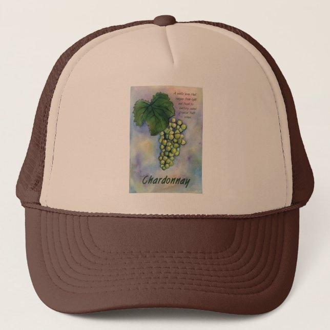 De Camionero Chardonnay Wine Grapes & Description Gorra (Anverso)